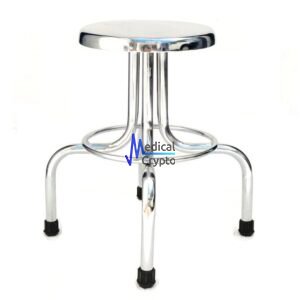 Asiento giratorio con ruedas.